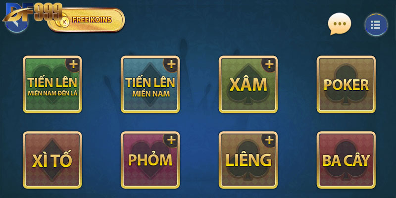 Các dạng game bài tại nhà cái cho người chơi