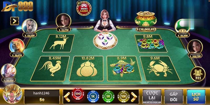 Game bầu cua đổi thưởng kết hợp thưởng tiền hiện đại