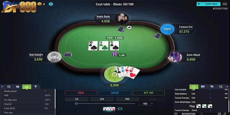 Poker là tựa game nổi tiếng vì tính chất đối kháng kịch tính